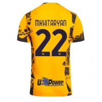 Echipament fotbal Inter Milan Henrikh Mkhitaryan #22 Tricou Treilea 2024-25 maneca scurta